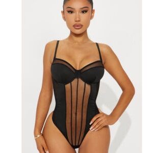 Answer To Nobody Mesh Panel Teddy